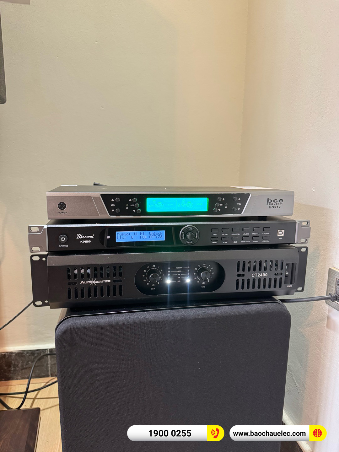 Lắp đặt dàn karaoke JBL gần 66tr cho anh Lương tại Hà Nội