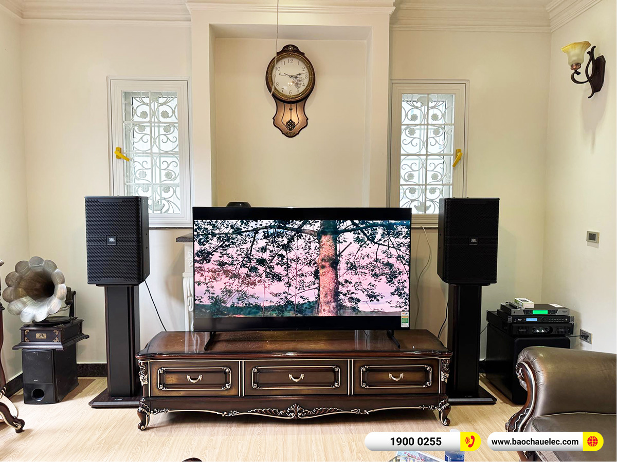 Lắp đặt d&agrave;n karaoke JBL gần 66tr cho anh Lương tại H&agrave; Nội 