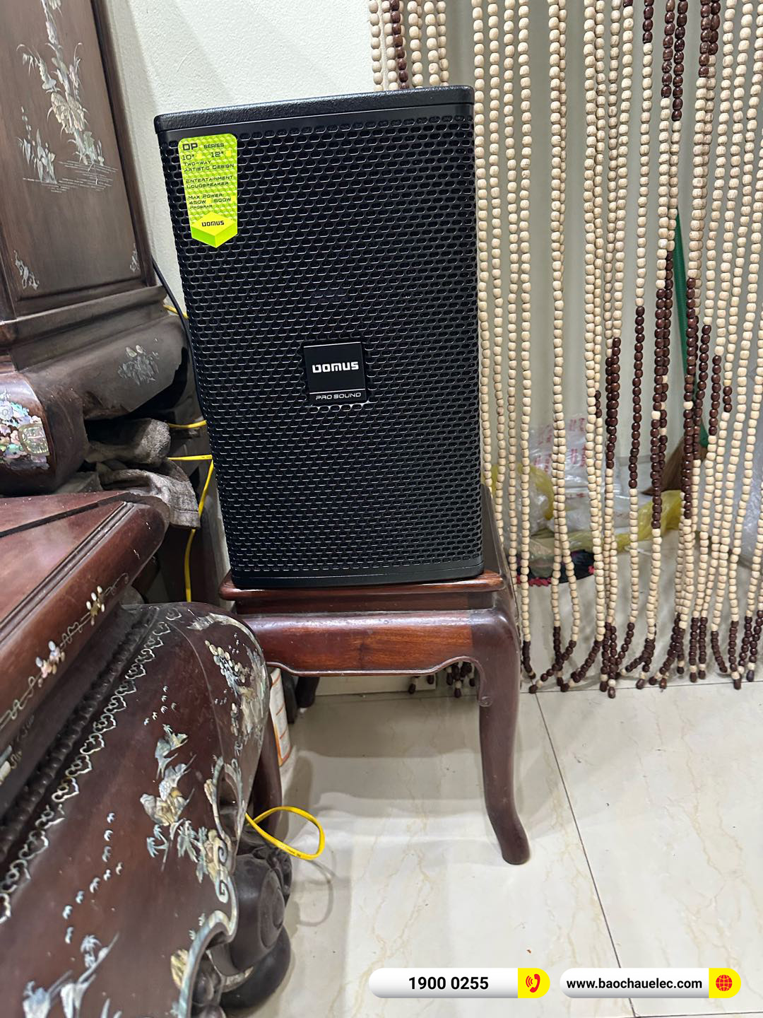 Lắp đặt d&agrave;n karaoke Domus hơn 22tr cho anh Qu&acirc;n tại H&agrave; Nội 