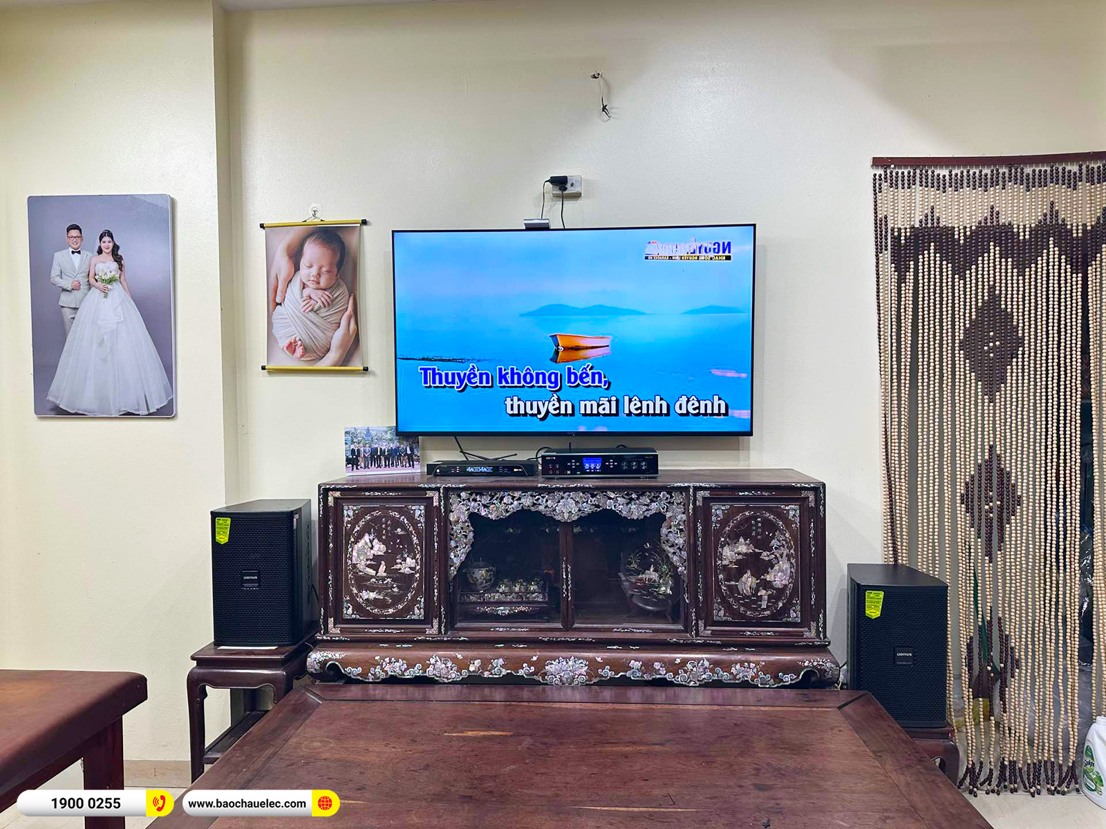 Lắp đặt d&agrave;n karaoke Domus hơn 22tr cho anh Qu&acirc;n tại H&agrave; Nội 