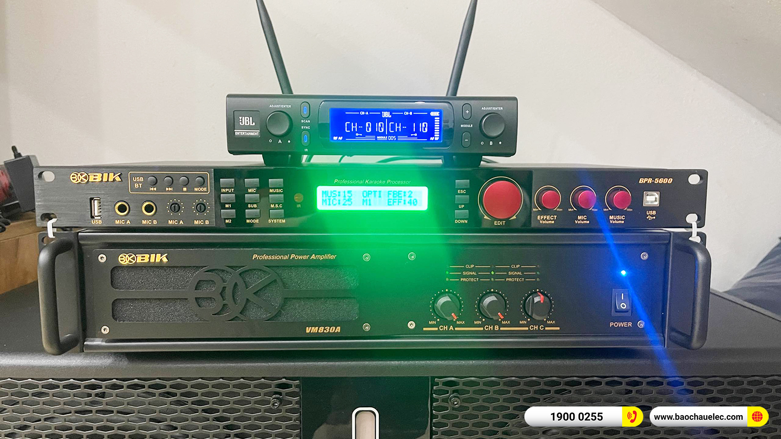 Lắp đặt d&agrave;n karaoke BMB hơn 65tr cho anh Qu&yacute; tại H&agrave; Nội
