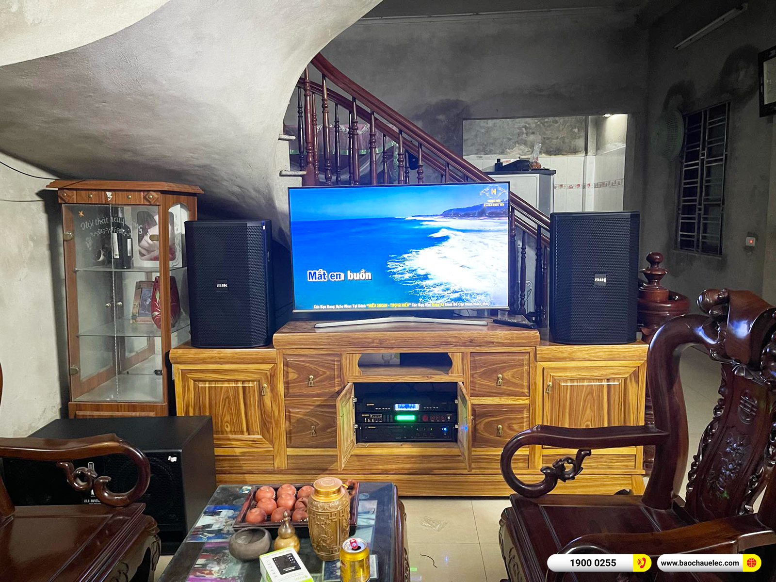 Lắp đặt d&agrave;n karaoke BIK hơn 46tr cho anh S&aacute;ng tại H&agrave; Nội 