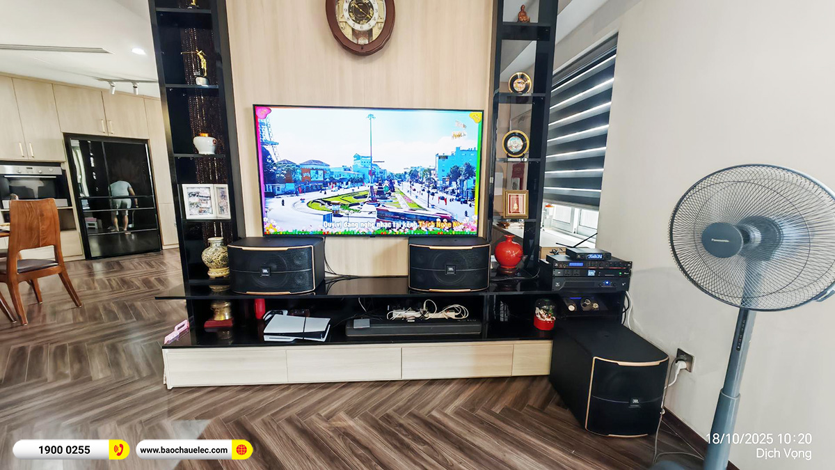 Lắp đặt d&agrave;n karaoke JBL hơn 62tr cho anh Thắng tại H&agrave; Nội 