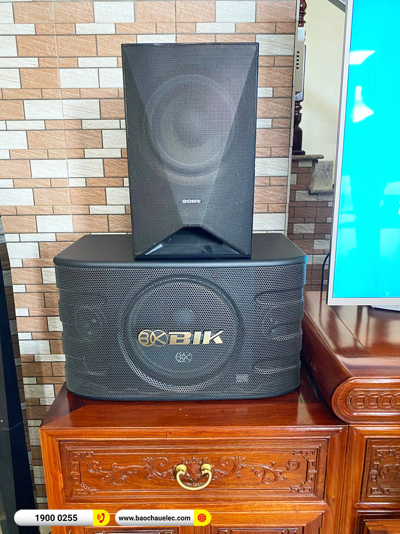 Lắp đặt d&agrave;n karaoke BIK gần 20tr cho anh Thanh tại Th&aacute;i B&igrave;nh