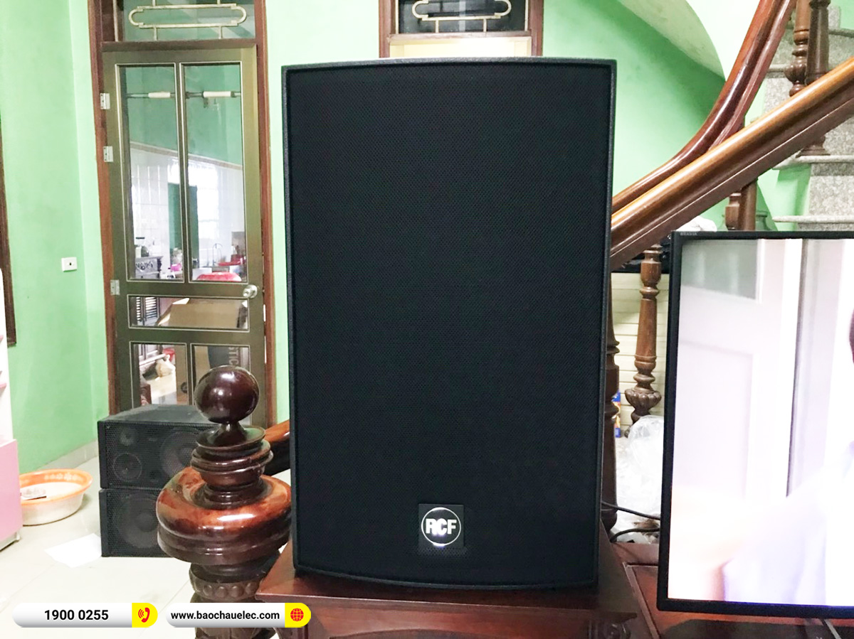 Lắp đặt dàn karaoke RCF gần 155tr cho anh Tuấn Anh tại Nam Định