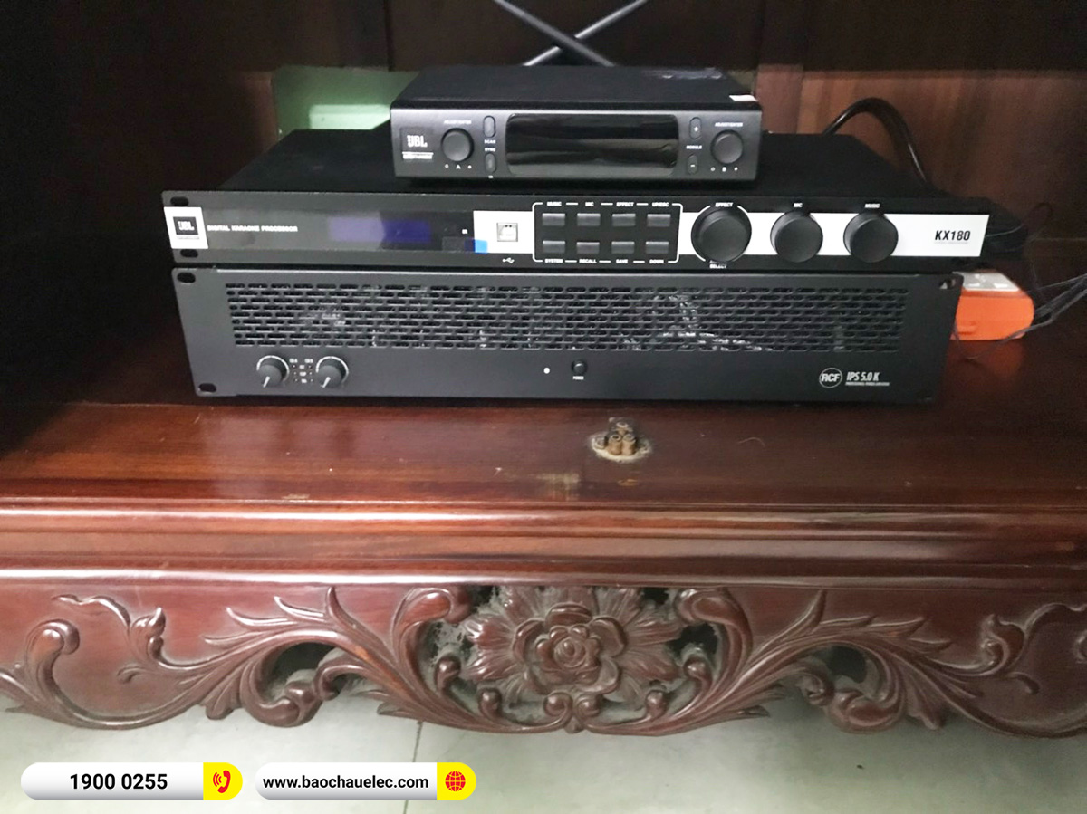 Lắp đặt dàn karaoke RCF gần 155tr cho anh Tuấn Anh tại Nam Định