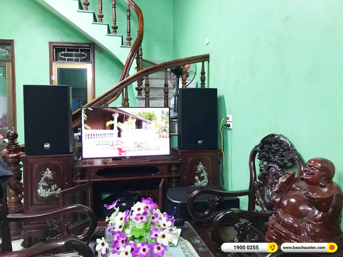 Lắp đặt dàn karaoke RCF gần 155tr cho anh Tuấn Anh tại Nam Định