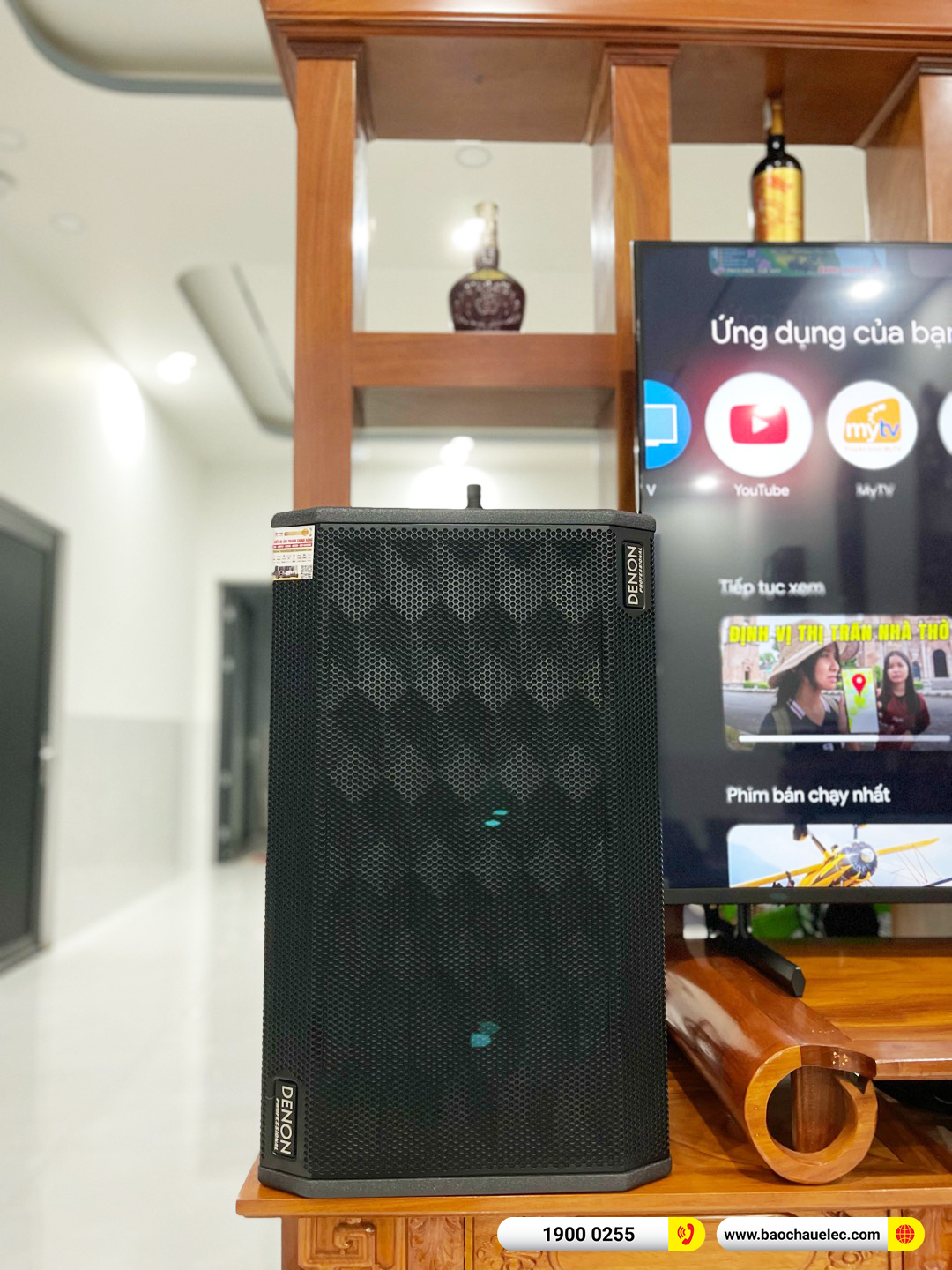 Lắp đặt d&agrave;n karaoke Denon hơn 33tr cho anh Tuấn tại Đồng Nai 