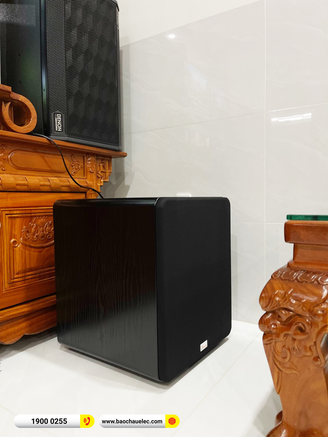 Lắp đặt d&agrave;n karaoke Denon hơn 33tr cho anh Tuấn tại Đồng Nai 
