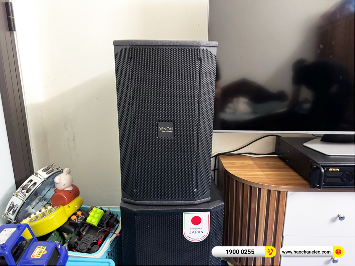 Lắp đặt d&agrave;n karaoke Denon hơn 44tr cho anh Tuấn tại H&agrave; Nội
