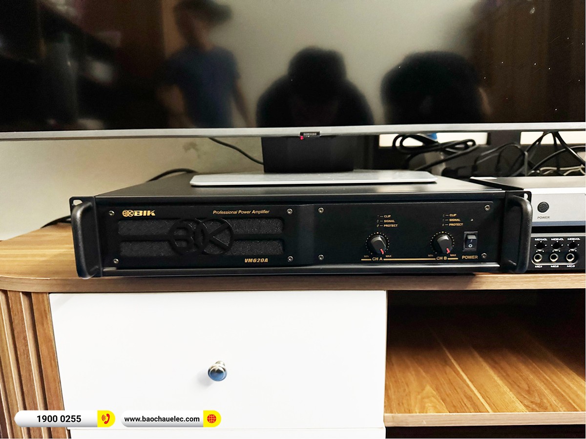 Lắp đặt d&agrave;n karaoke Denon hơn 44tr cho anh Tuấn tại H&agrave; Nội