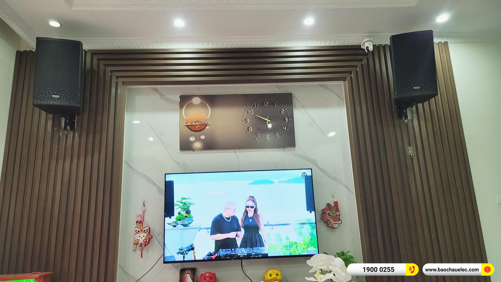 Lắp đặt d&agrave;n karaoke Denon gần 28tr cho anh Tuấn tại H&agrave; Nội