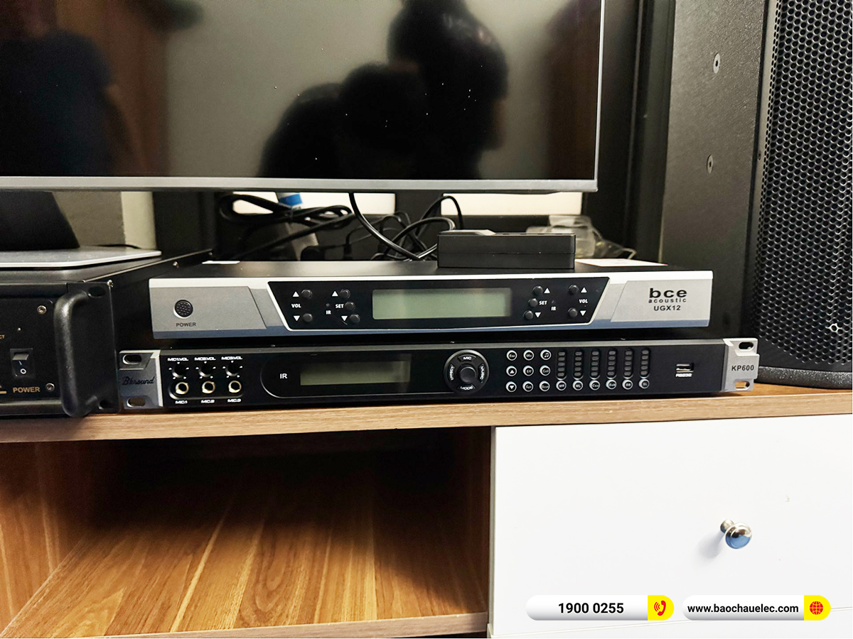 Lắp đặt d&agrave;n karaoke Denon hơn 44tr cho anh Tuấn tại H&agrave; Nội