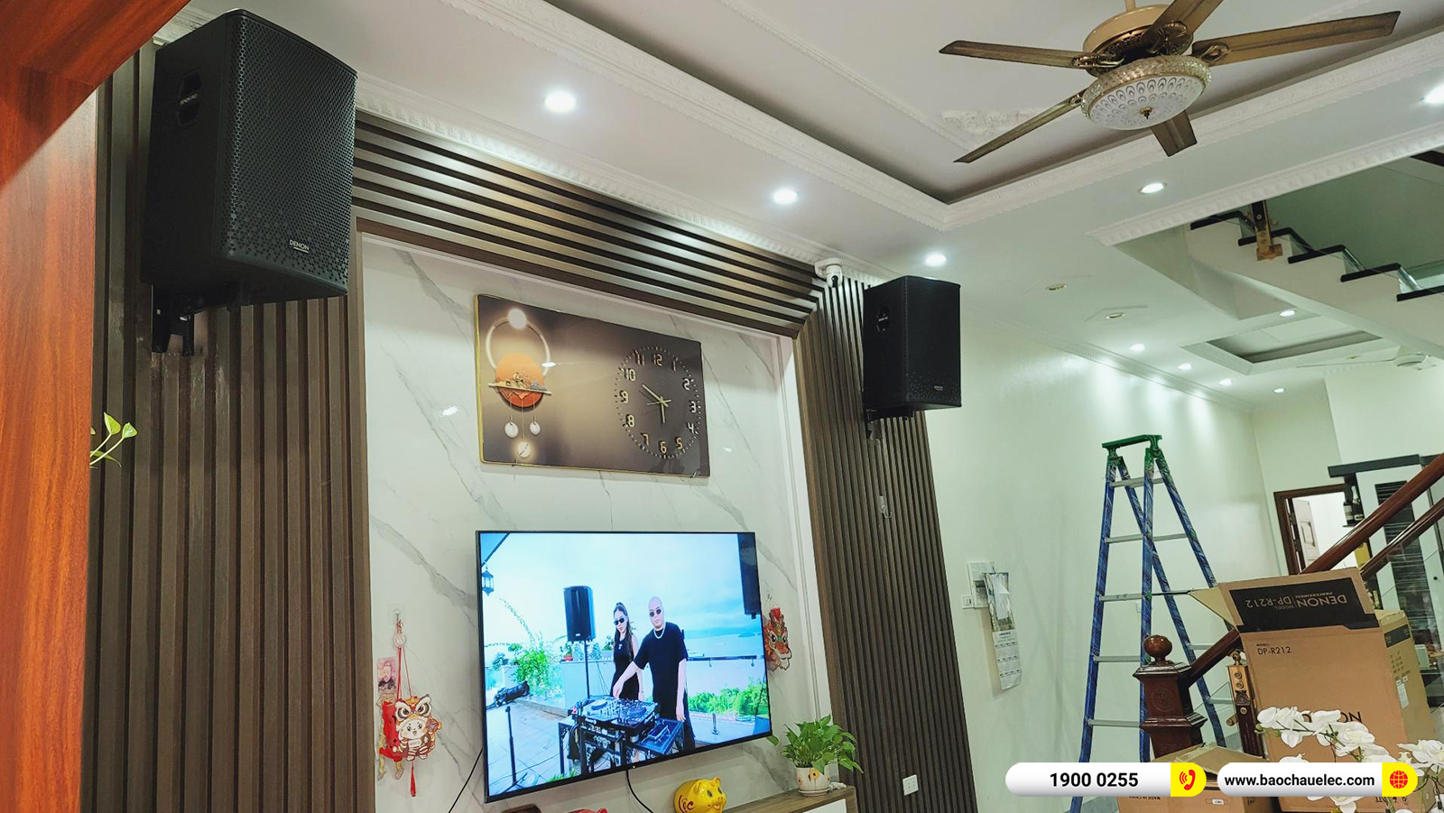 Lắp đặt d&agrave;n karaoke Denon gần 28tr cho anh Tuấn tại H&agrave; Nội