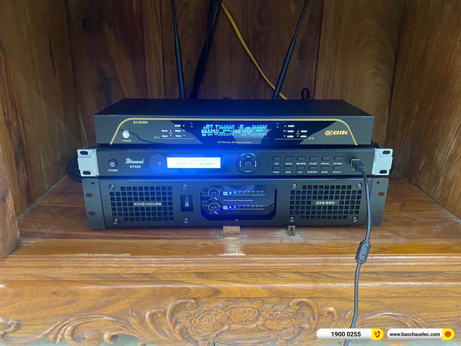Lắp đặt d&agrave;n karaoke Domus hơn 33tr cho anh Tuấn tại Hải Ph&ograve;ng