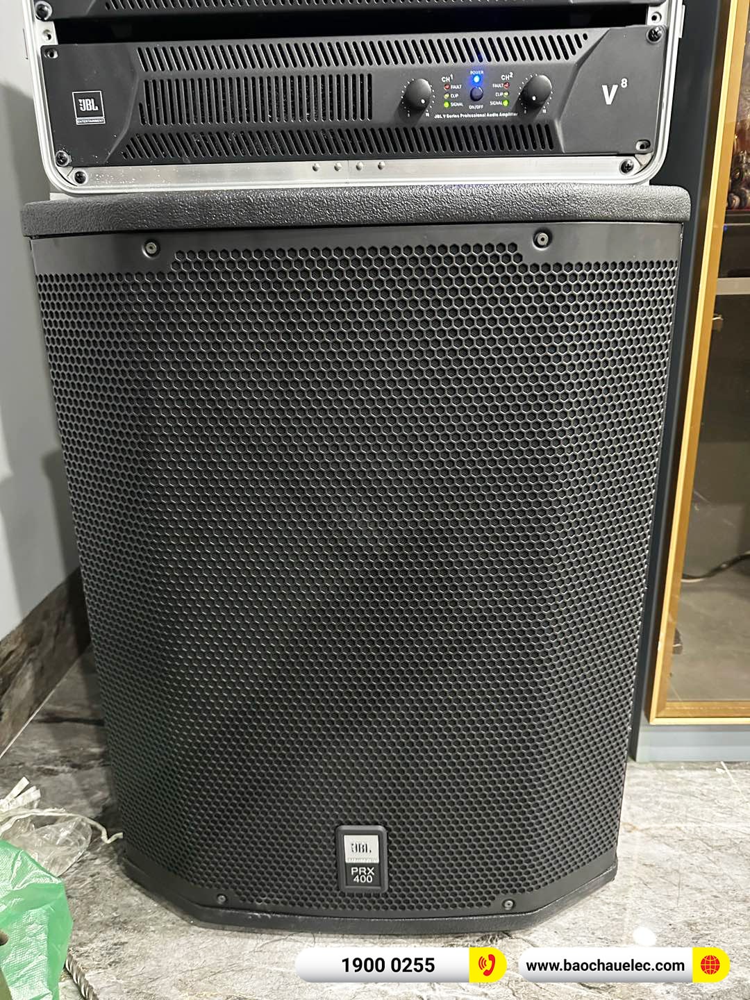 Lắp đặt d&agrave;n karaoke JBL gần 136tr cho anh Tưởng tại H&agrave; Nội