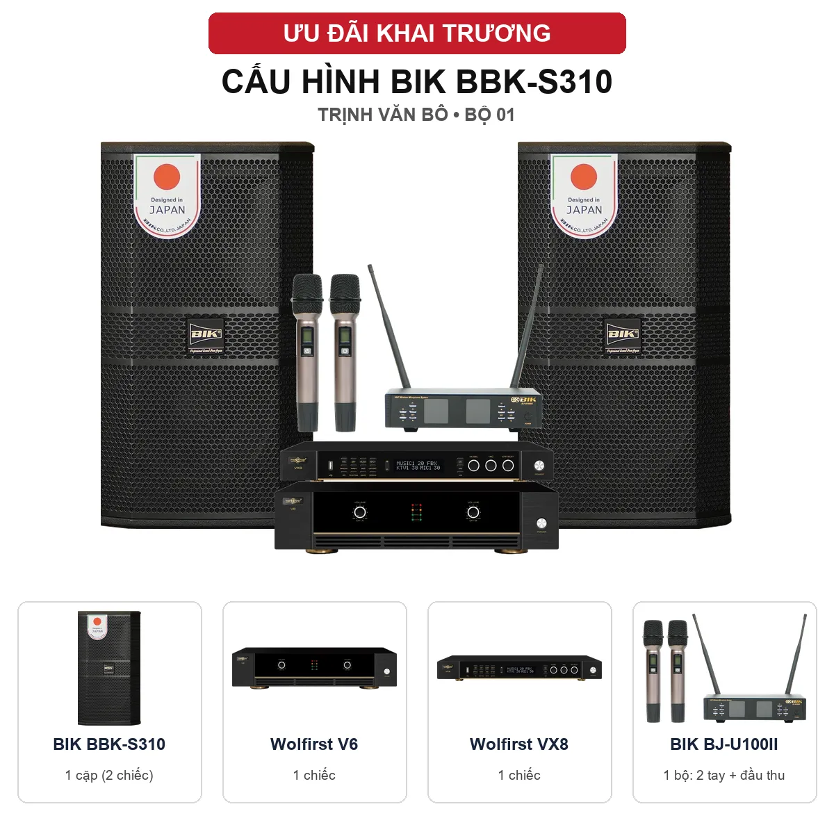 Cấu hình ưu đãi khai trương BIK BBK-S310 - Trịnh Văn Bô bộ 01
