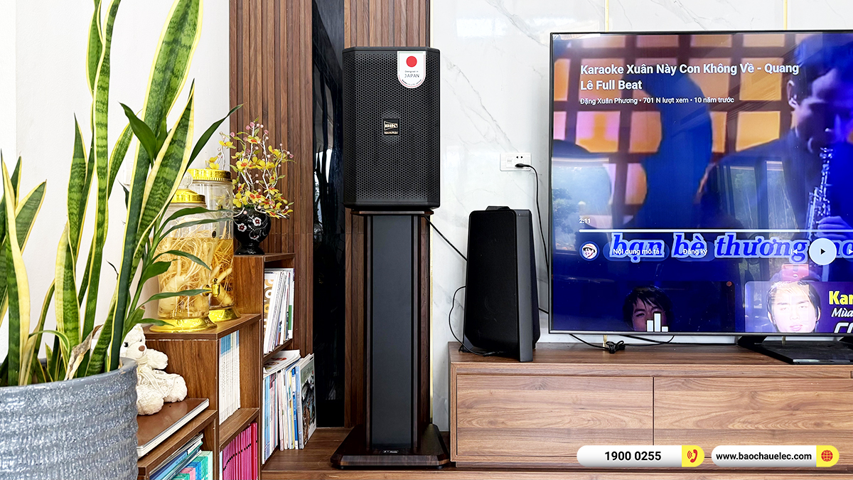 Lắp đặt d&agrave;n karaoke BIK hơn 40tr cho chị Dung tại H&agrave; Nội 