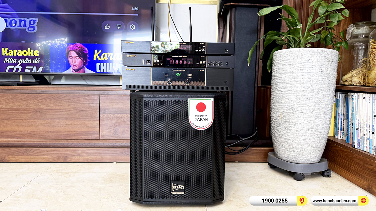 Lắp đặt d&agrave;n karaoke BIK hơn 40tr cho chị Dung tại H&agrave; Nội 