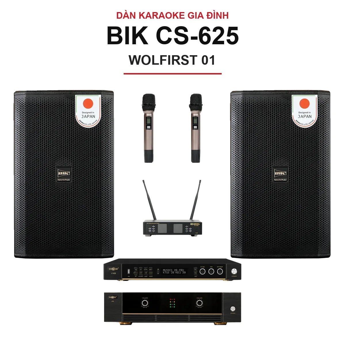 Dàn karaoke BIK CS625 Wolfirst 01