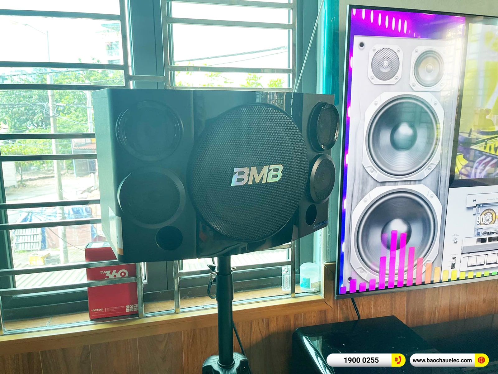 Lắp đặt d&agrave;n karaoke BMB gần 22tr cho anh Hưng tại H&agrave; Nội 
