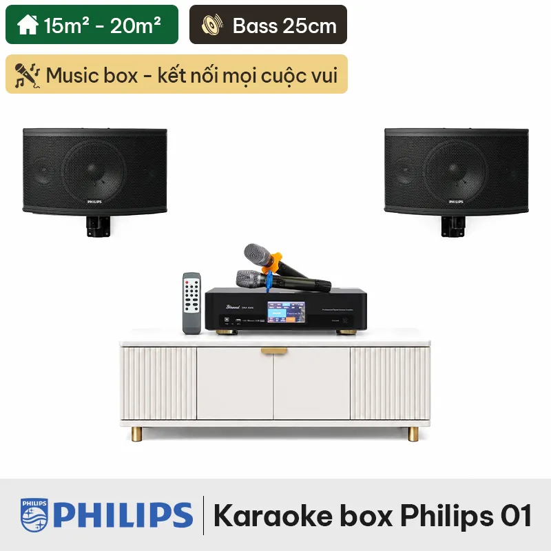 dàn karaoke box Philips 01