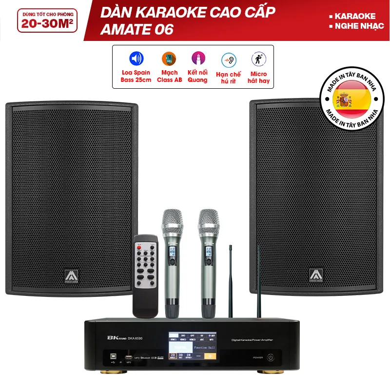 Dàn Karaoke Cao Cấp Amate 06