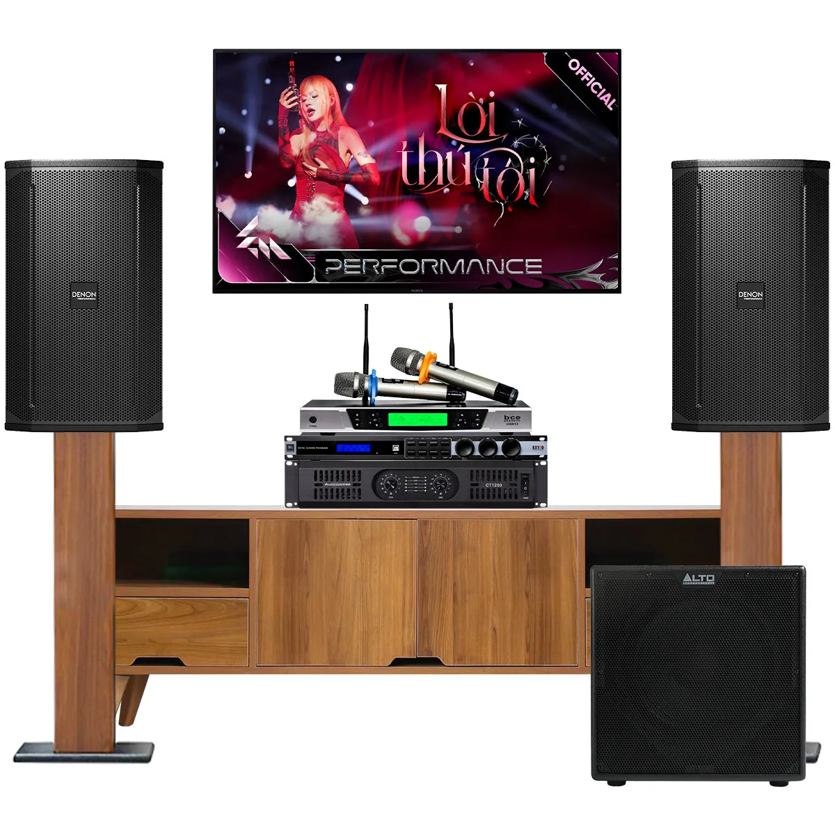 Dàn karaoke cao cấp Denon Nhật 11