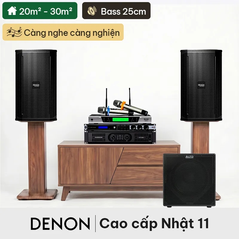 Dàn karaoke cao cấp Denon Nhật 11