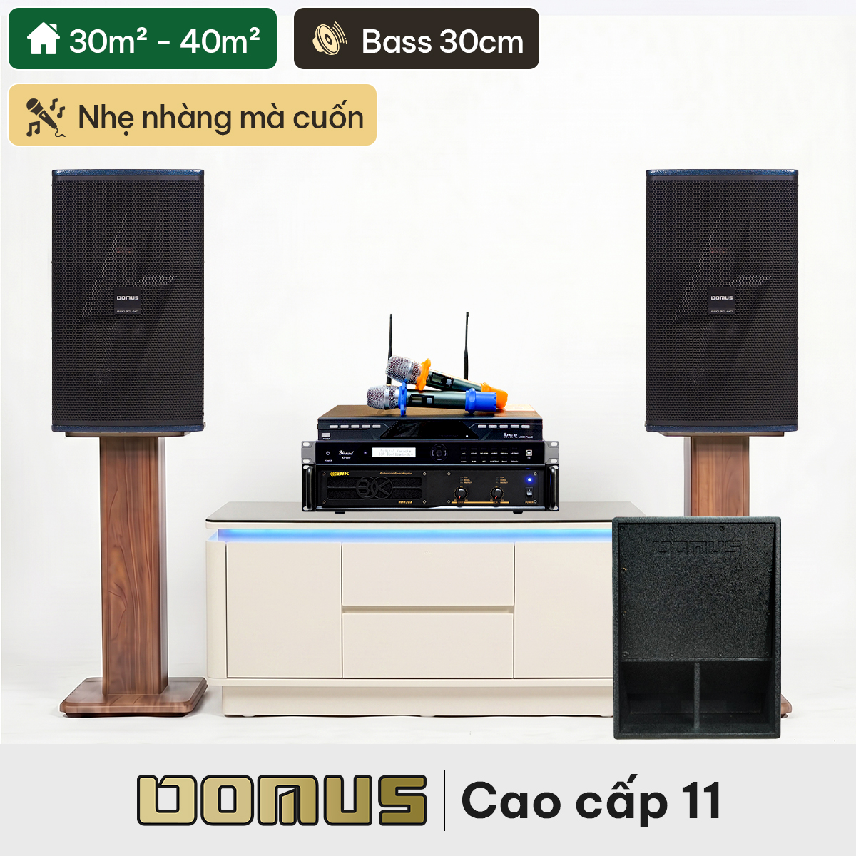 Dàn karaoke cao cấp Domus 11