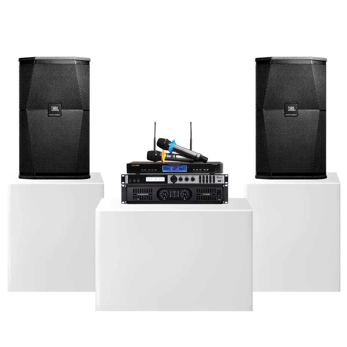 Dàn karaoke cao cấp JBL 39 (JBL XS15, Audiocenter CT3600, BKSound X6 Luxury, BKSound SW815, BIK BJ-U500II) - Hình 2
