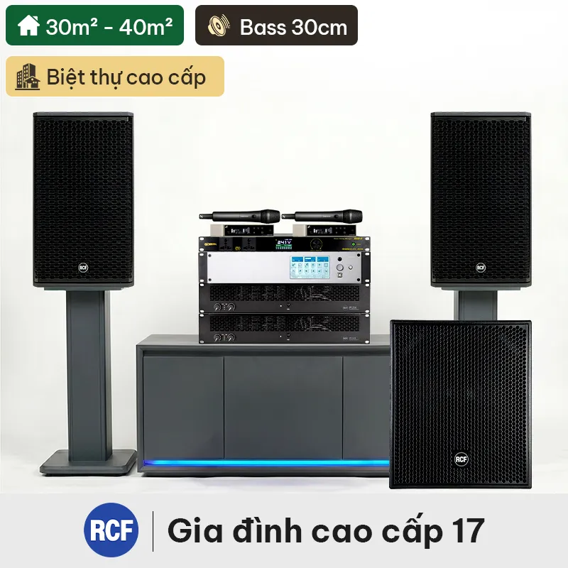 Dàn karaoke cao cấp RCF 1