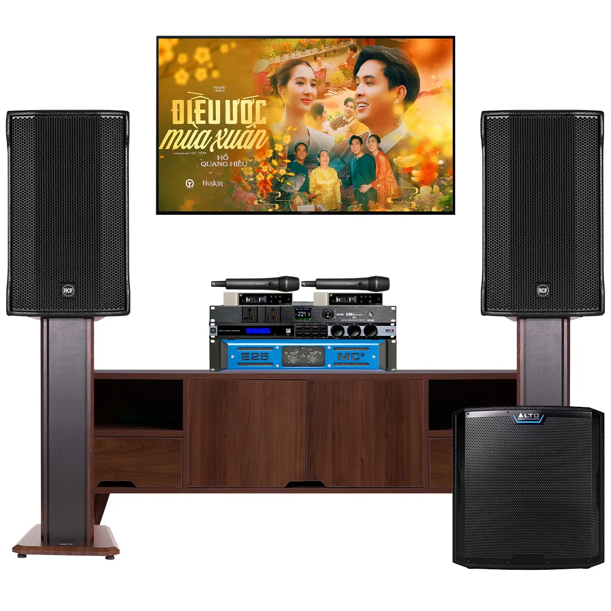 Dàn karaoke cao cấp RCF 22