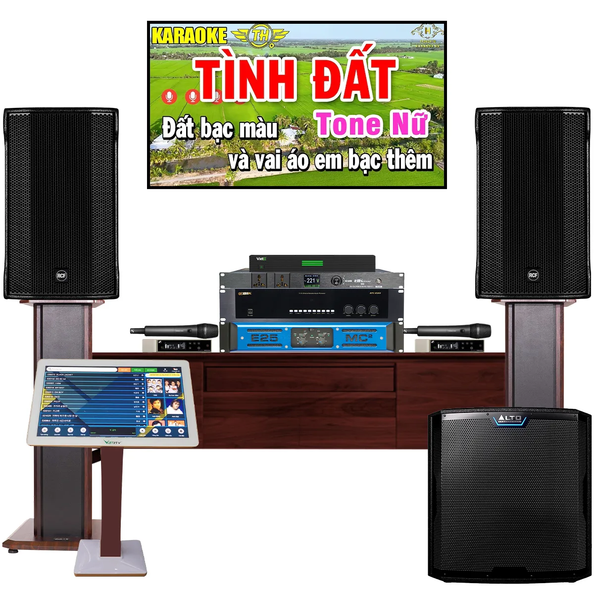 Dàn karaoke cao cấp RCF 22