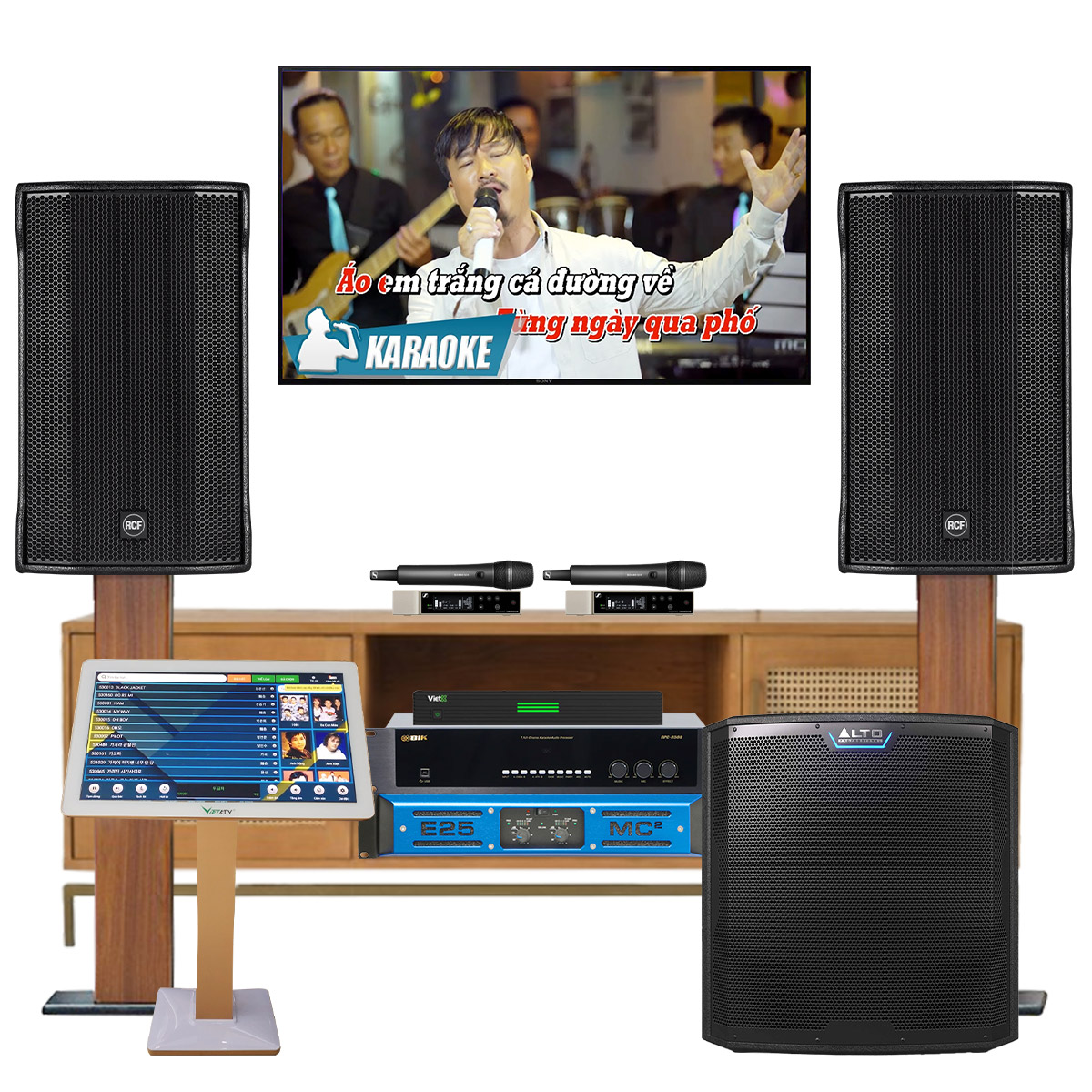 Dàn karaoke cao cấp RCF 22