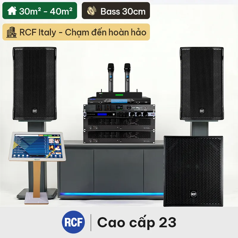 Dàn karaoke cao cấp RCF 23