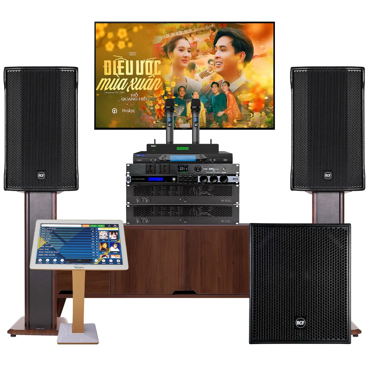 Dàn karaoke cao cấp RCF 23