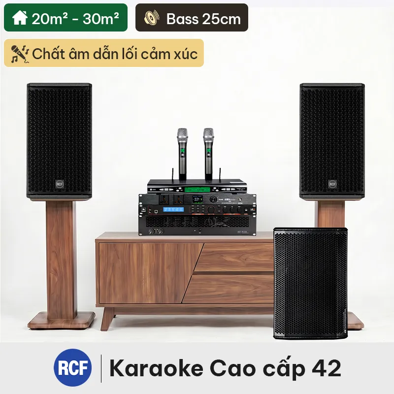 Dàn karaoke cao cấp RCF 42