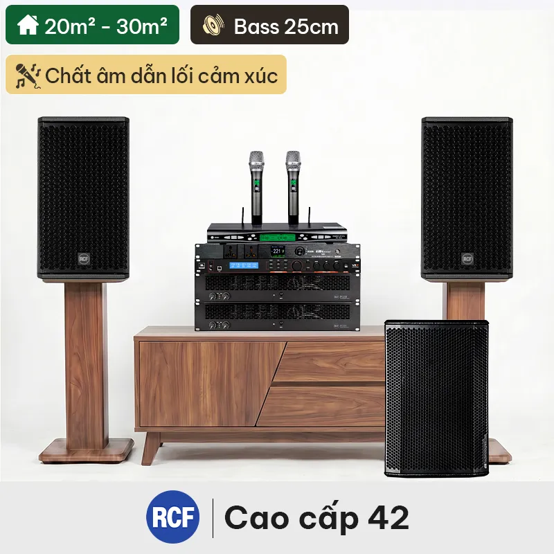 Dàn karaoke cao cấp RCF 42