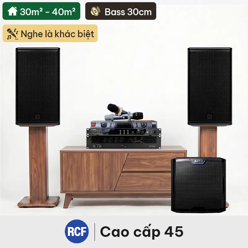 Dàn karaoke cao cấp RCF 45