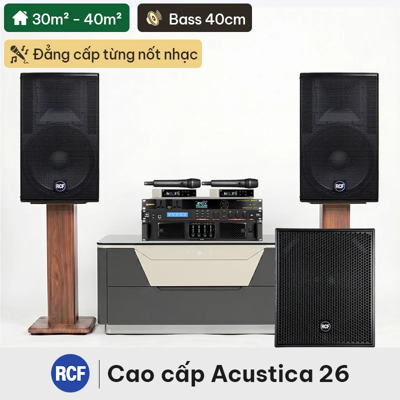 Dàn karaoke cao cấp RCF Acustica 26