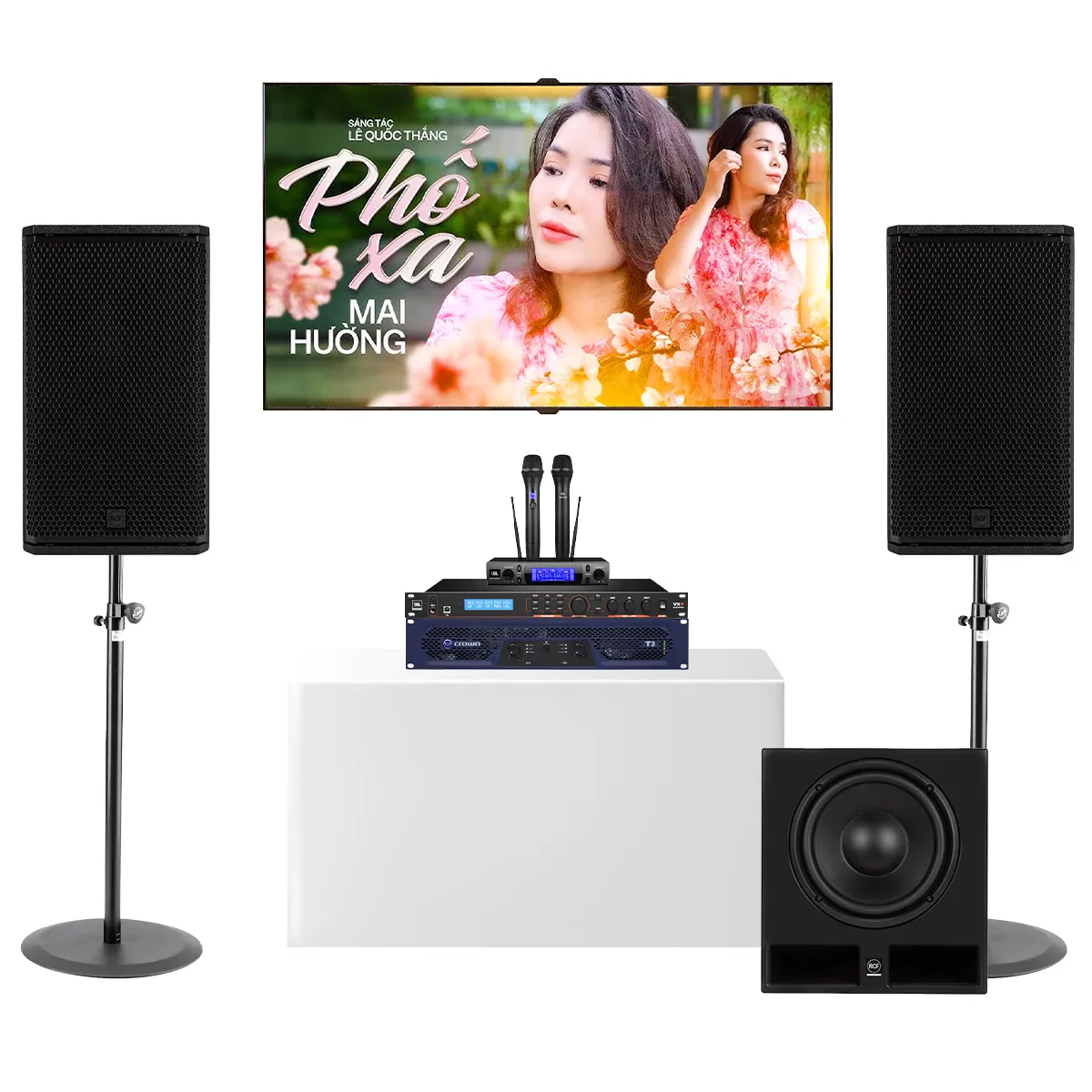 Dàn karaoke cao cấp RCF cho chung cư, biệt thự 02