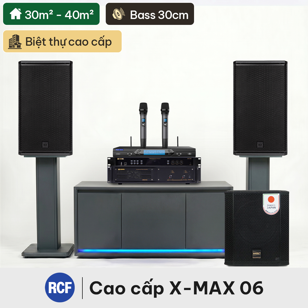 Dàn karaoke cao cấp RCF X-MAX 06