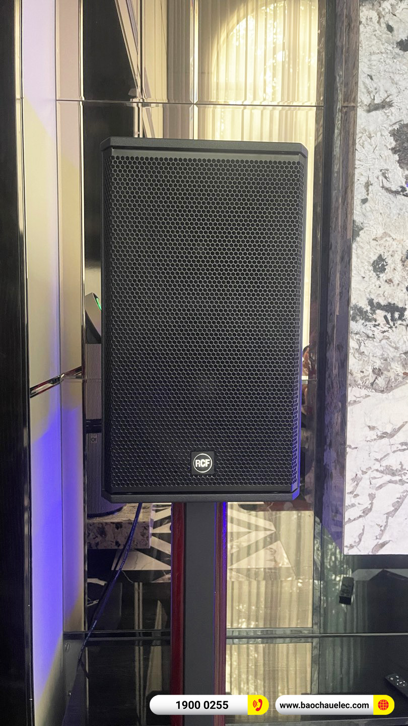 Lắp đặt dàn karaoke RCF gần 126tr cho chị Linh tại Hà Nội