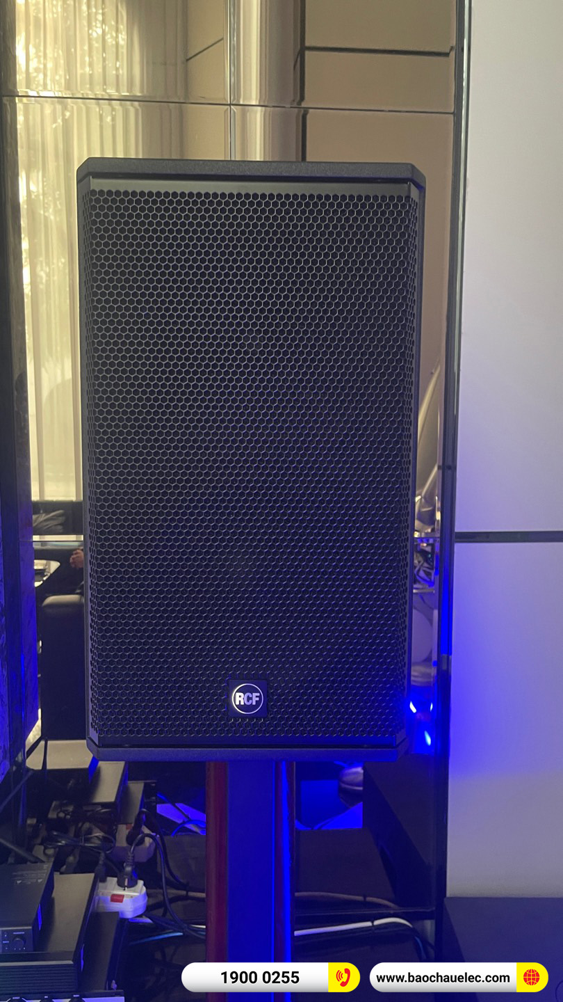 Lắp đặt dàn karaoke RCF gần 126tr cho chị Linh tại Hà Nội
