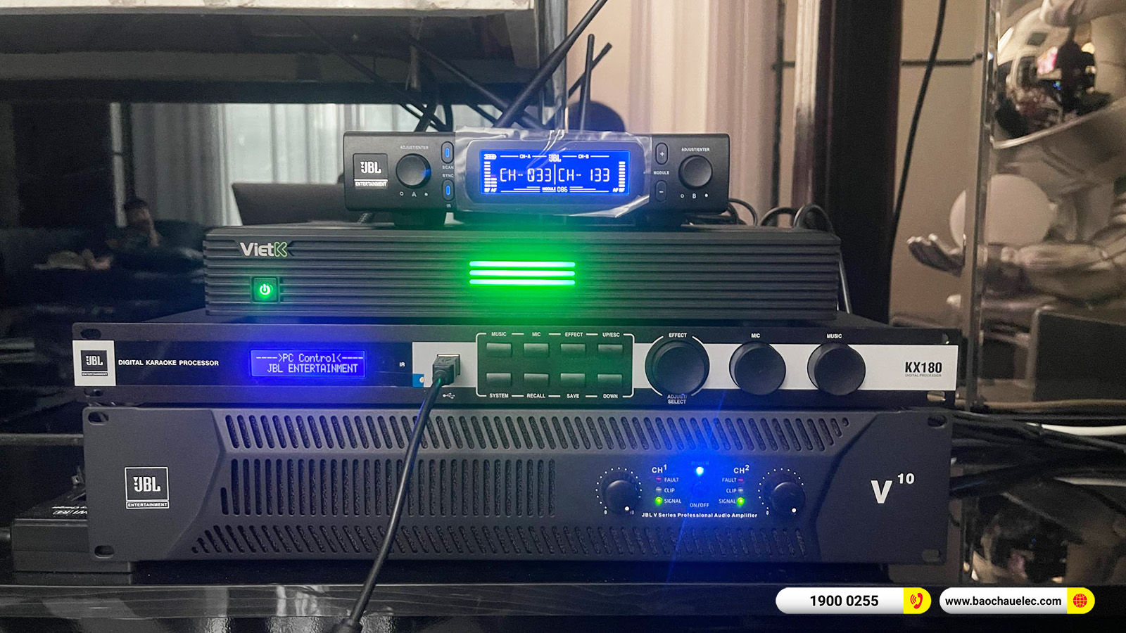 Lắp đặt dàn karaoke RCF gần 126tr cho chị Linh tại Hà Nội