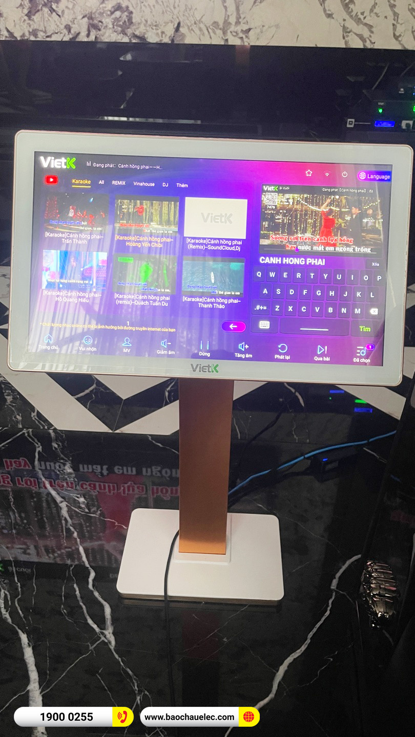 Lắp đặt dàn karaoke RCF gần 126tr cho chị Linh tại Hà Nội