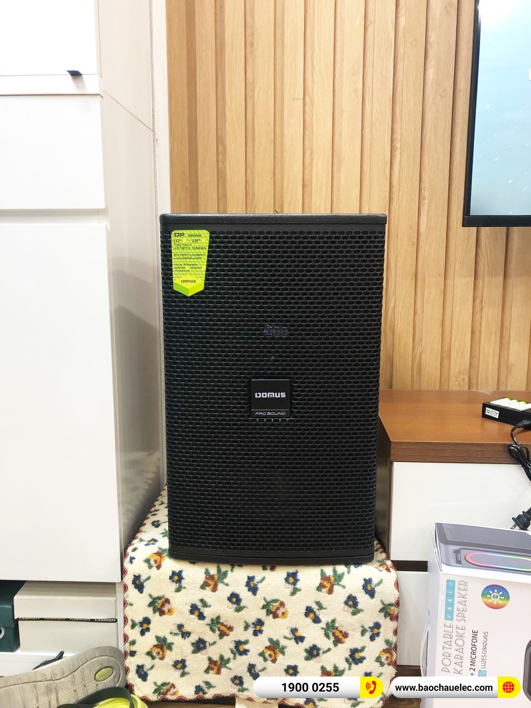 Lắp đặt d&agrave;n karaoke Domus hơn 36tr cho chị Mai tại H&agrave; Nội