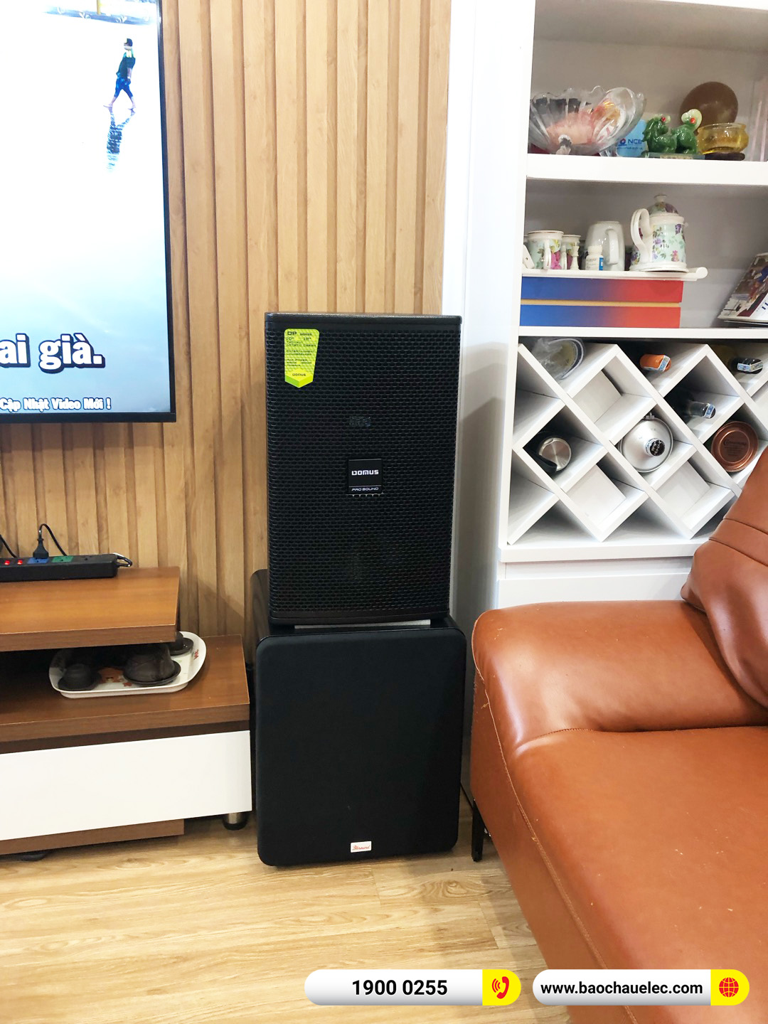 Lắp đặt d&agrave;n karaoke Domus hơn 36tr cho chị Mai tại H&agrave; Nội