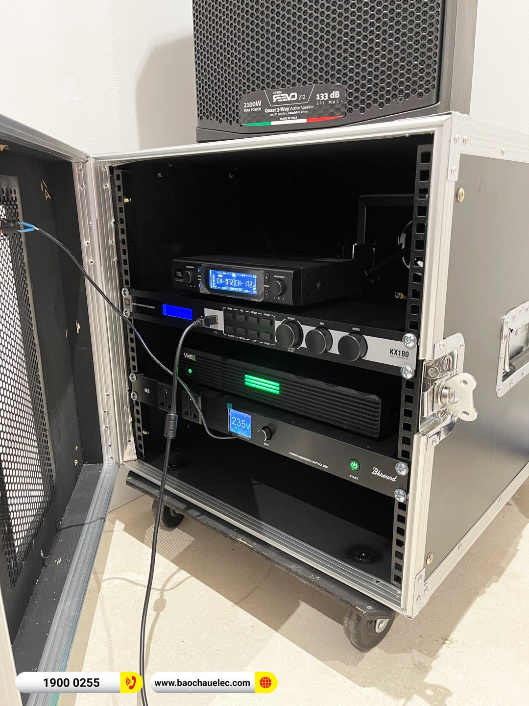 Lắp đặt d&agrave;n karaoke dBTechnologies cho chị Phương tại H&agrave; Nội 